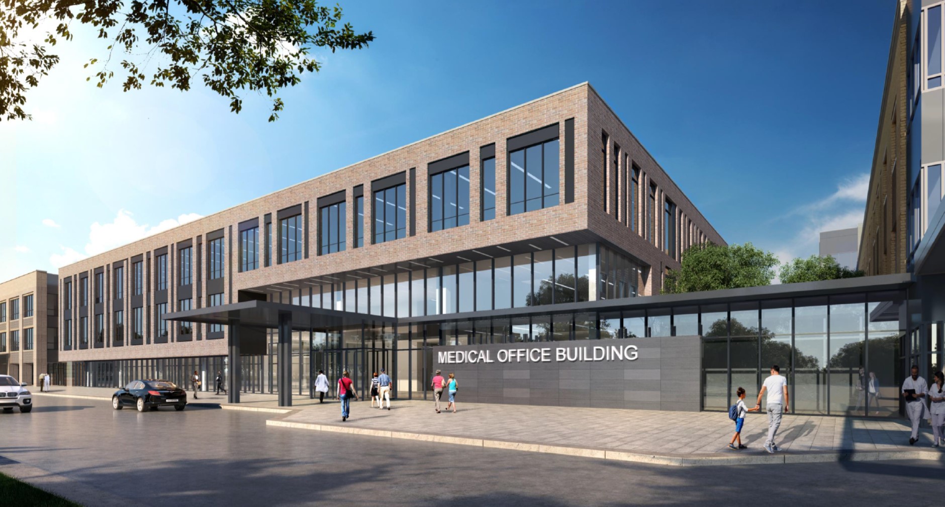 Roper St. Francis Berkeley Hospital expansion rendering